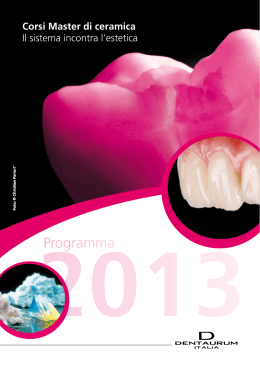 Programma - Dentaurum Italia