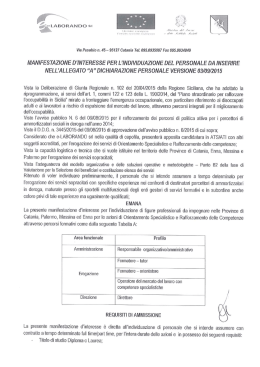 Manifestazione interesse - E
