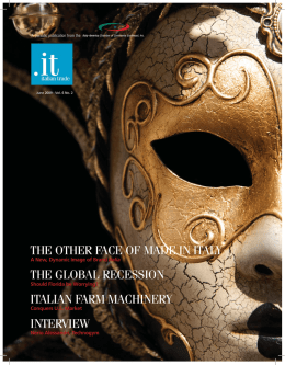 the other face of made in italy the global recession italian farm