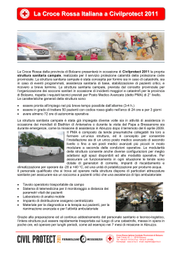 La Croce Rossa Italiana a Civilprotect 2011