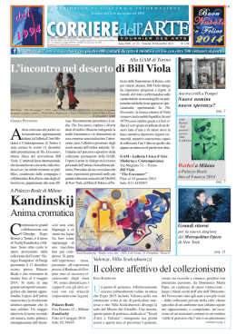 dell`ARTE CORRIERE - Corriere dell`arte