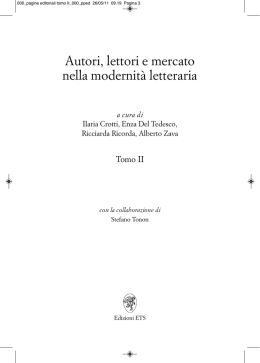 Tomo II - Edizioni ETS