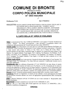 Ordinanza N. 14 del 17-04