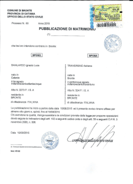 UFFICIO DELLO amo CIVILE __ _ .