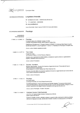 CV + Dich. - Azienda Ospedaliero