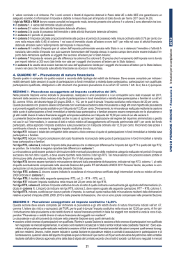 in colonna 8 la casella deve essere barrata nel caso dell