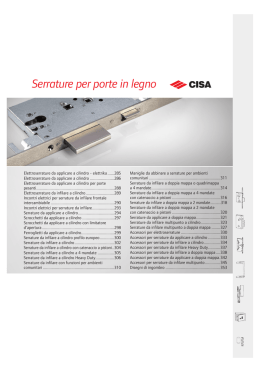 Serrature per porte in legno