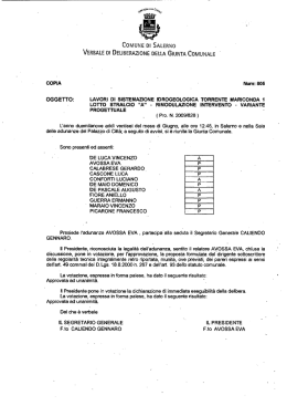 Lavori di sistemazione idrogeologica torrente