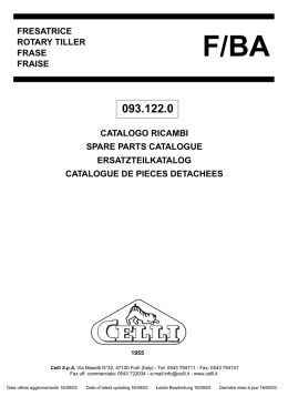 catalogo ricambi spare parts catalogue ersatzteilkatalog catalogue