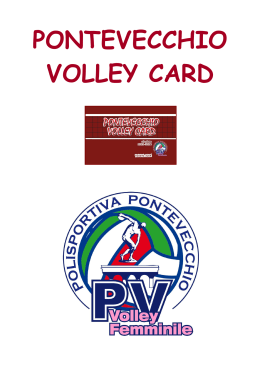 PONTEVECCHIO VOLLEY CARD - V7