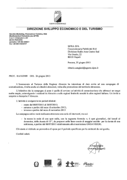 direzione sviluppo economico e del turismo