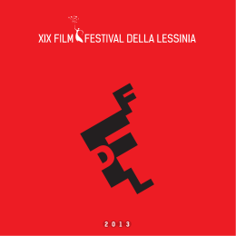 Catalogo 2013 - Film Festival della Lessinia