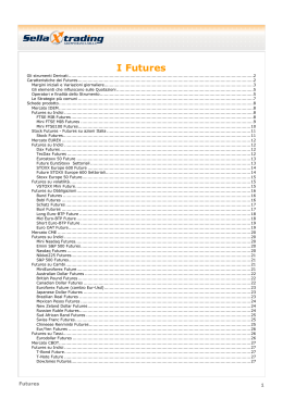 I Futures - Banca Sella