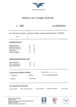 N&deg; 268 del 30/10/2015