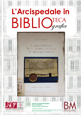 Bibliografia - Biblioteca Medica