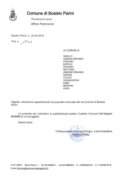 Comune di Bosisio Parini