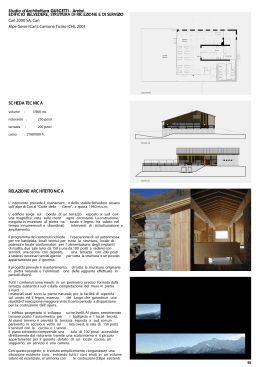 Architettura Guscetti - progetto Centro Belvedere, Cari