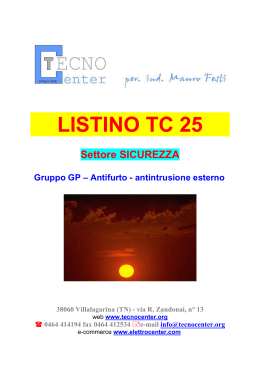 Listino TC 25 GP