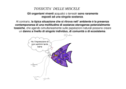 TOSSICITA` DELLE MISCELE - Università dell`Insubria