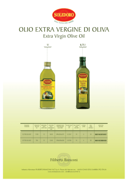 OLIO EXTRA VERGINE DI OLIVA