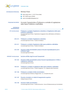 Si - Universit&agrave; degli Studi di Parma