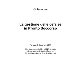 iannone gregorio - Società italiana di neurologia