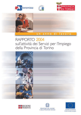Rapporto 2004 CPI Torino - Osservatorio sull`immigrazione in