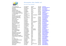 Elenco Ditte accreditate di manutenzione