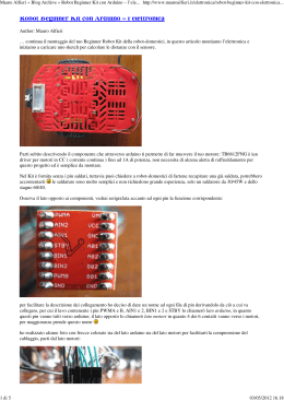 Robot Beginner Kit con Arduino – l`elettronica - robotics