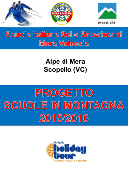 qui il modello completo - Scuola Sci Mera Valsesia