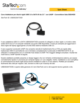 Cavo Adattatore per dischi rigidi USB 3.0 a SATA III da 2.5`` con UASP
