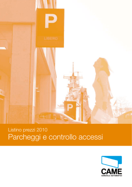Parcheggi e controllo accessi