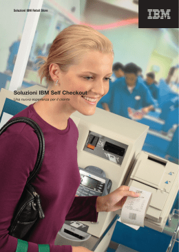 Soluzioni IBM Self Checkout