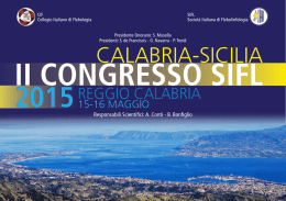 ii congresso sifl calabria-sicilia 2015