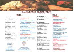Calendario 2015-2016 - Associazione sant`Ignazio