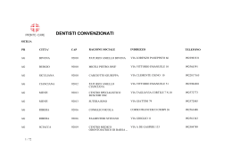 DENTISTI CONVENZIONATI - Pronto-Care