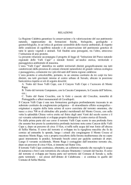 Istituzione del Parco naturale delle Valli Cupe