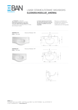 LAVABI CERAMICA /CERAMIC WASHBASINS ELEONORA