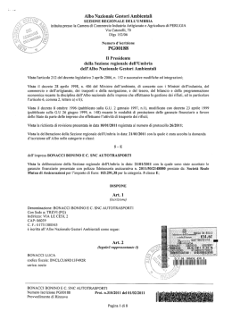 Albo Nazionale Gestori Ambientali