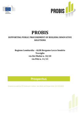 Prospectus - Probis Project