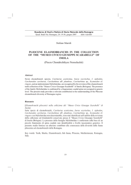 Impaginato Quaderno 24 - Societ&agrave; per gli Studi Naturalistici della