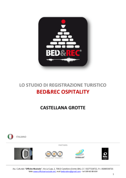 BED&REC OSPITALITY - Officina Musicale