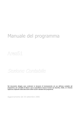 Manuale del programma - Vulcano Team Software