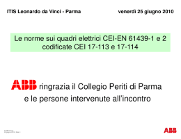 Le norme sui quadri elettrici CEI-EN 61439-1 e 2