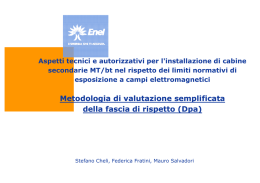 Metodologia di valutazione semplificata della fascia di