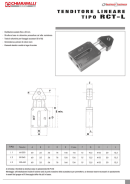 Tenditore lineare RCT-L - Tecnica Industriale S.r.l.