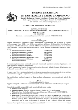 UNIONE dei COMUNI del PARTEOLLA e BASSO CAMPIDANO