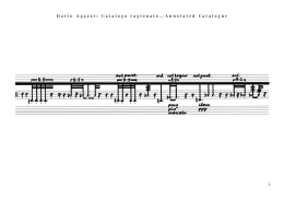 Dario Agazzi: Catalogo ragionato&mdash;Annotated Catalogue