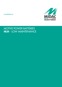 motive power batteries mlm - Batterien