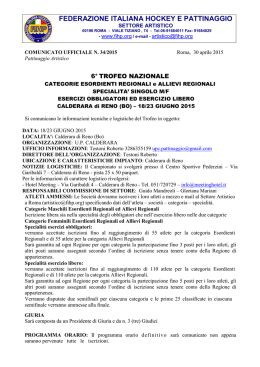 CU34 2015 - FIHP Comitato Regionale Lombardia Federazione